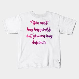 Dulcimer Happiness Kids T-Shirt